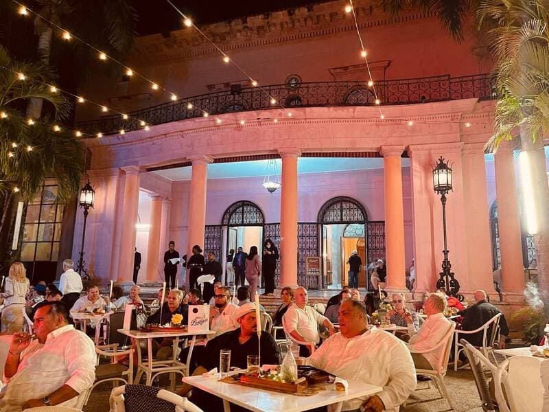 Welcome pack with Partagas cigars