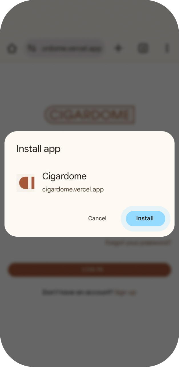 Confirm Install app dialog